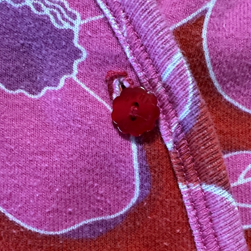 Baby LuLu Red & Pink Floral One Piece - Picture 3 of 5